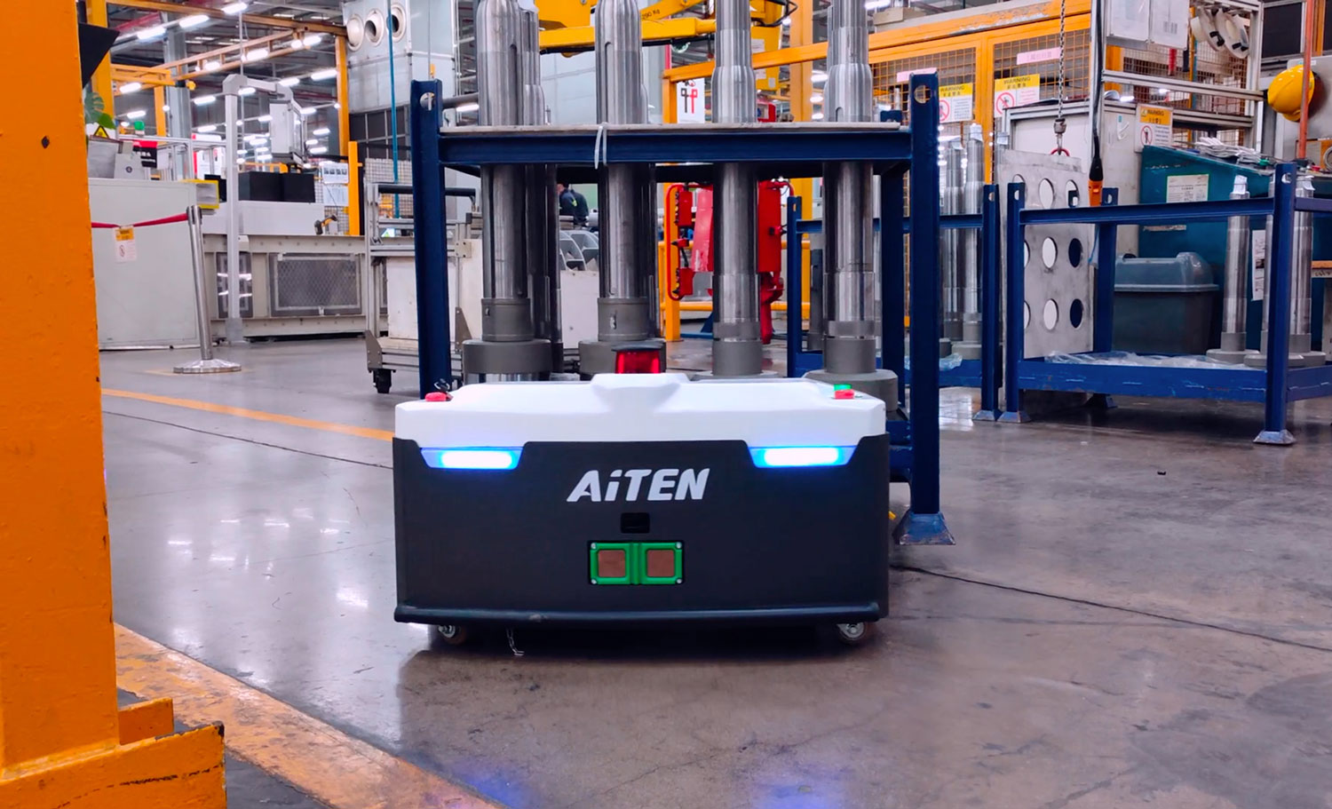 yabo鸭脖AGV机器人助企业复工